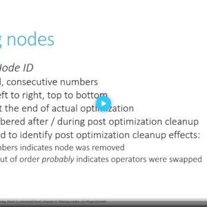 Block 1: Understanding execution plans, advanced level, chapter 4: Missing nodes