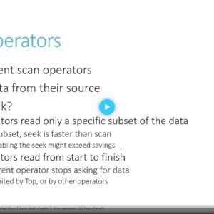 Block 2: Reading data, basic level, chapter 2: Scan operators